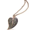 Pendants*Alex Soldier Gold Leaf Pendant with Champagne Diamonds