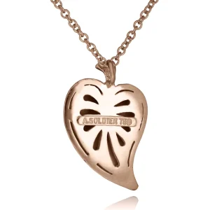 Pendants*Alex Soldier Gold Leaf Pendant with Champagne Diamonds