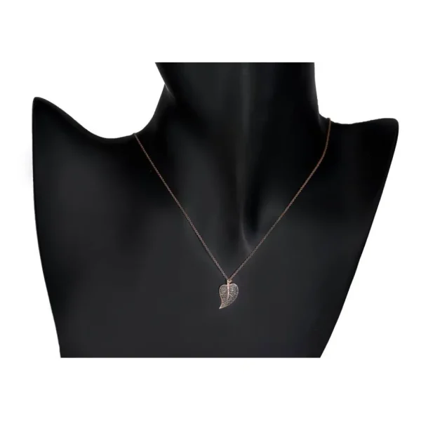 Pendants*Alex Soldier Gold Leaf Pendant with Champagne Diamonds