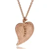 Pendants*Alex Soldier Gold Leaf Pendant with Diamonds