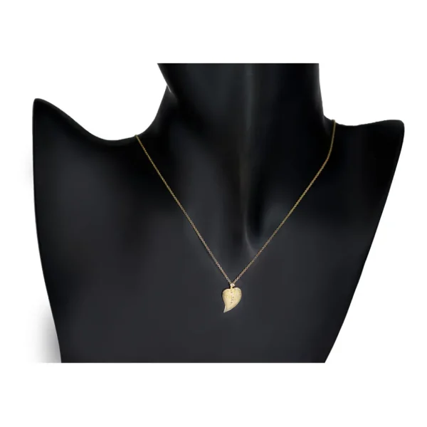 Diamond Jewelry | Pendants*Alex Soldier Gold Leaf Pendant with Silvermist Diamonds