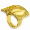 Designer Rings | Gold Rings*Alex Soldier Gold Leaf Ring