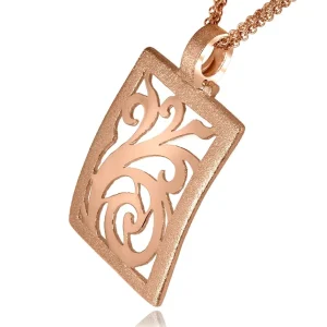 Pendants*Alex Soldier Gold Ornament Contrast Texture Pendant