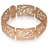 Link Bracelets*Alex Soldier Gold Ornament Link Bracelet