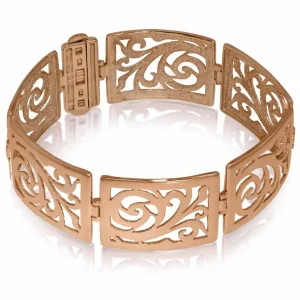Link Bracelets*Alex Soldier Gold Ornament Link Bracelet