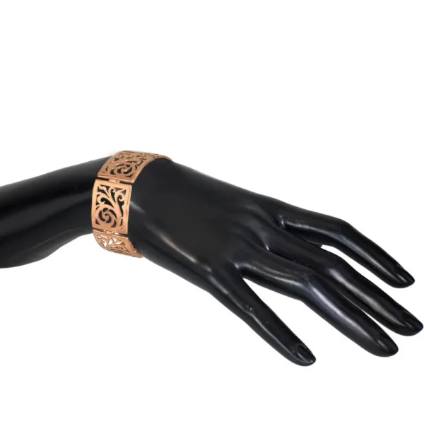 Link Bracelets*Alex Soldier Gold Ornament Link Bracelet