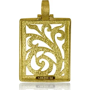 Pendants*Alex Soldier Gold Ornament Pendant