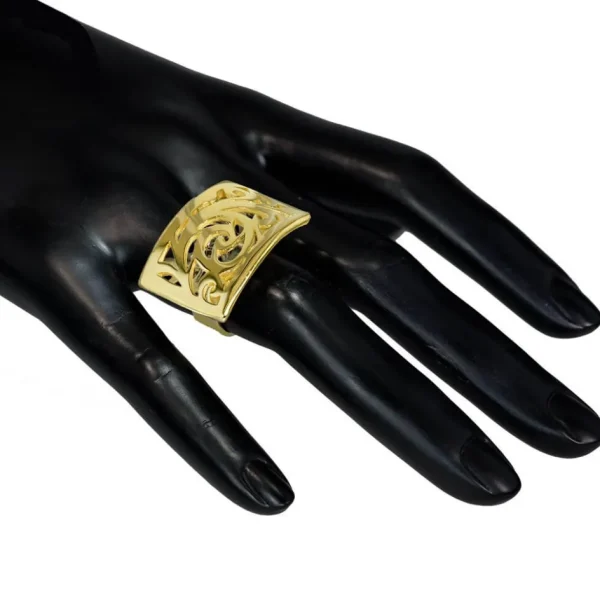 Gold Rings | Designer Rings*Alex Soldier Gold Ornament Ring