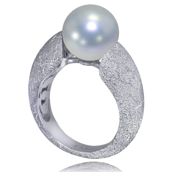Designer Rings | Gold Rings*Alex Soldier Gold Ring with White Pearl