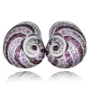 Amethyst Jewelry | Stud Earrings*Alex Soldier Gold Rosy The Snail Earrings