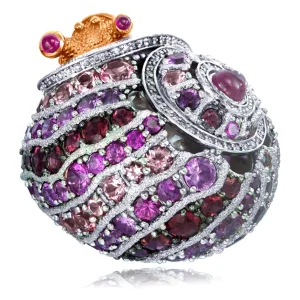 Amethyst Jewelry | Designer Rings*Alex Soldier Gold Rosy The Snail Ring