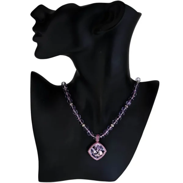 Amethyst Jewelry | Pendants*Alex Soldier Gold Royal Pendant Enhancer with Amethyst & Garnets