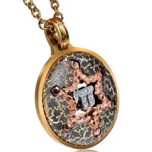 For Men | Pendants*Alex Soldier Gold Star Of David Chai Pendant/Necklace with Diamonds