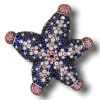 Other Brooches | Gold Diamond Brooches*Alex Soldier Gold Starfish Brooch with Diamonds and Sapphires