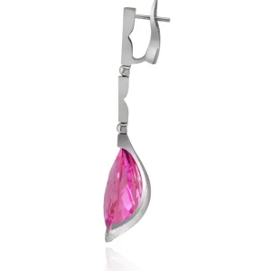 Diamond Earrings | Drop Dangle Earrings*Alex Soldier Gold Swan Drop Earrings with Sapphire & Diamonds