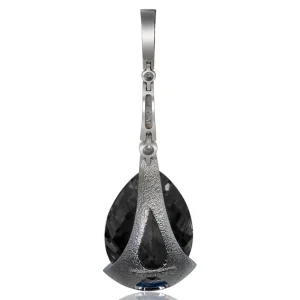 Pendants*Alex Soldier Gold Swan Pendant with Black Onyx & Diamonds