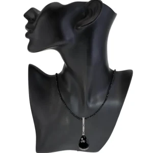 Pendants*Alex Soldier Gold Swan Pendant with Black Onyx & Diamonds