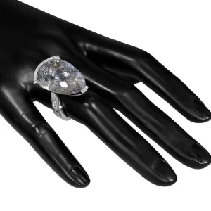 Designer Rings*Alex Soldier Gold Swan Ring with Rutilated Quartz & Diamonds