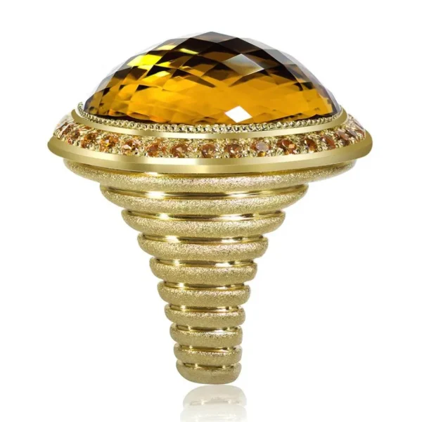 Designer Rings | Gold Rings*Alex Soldier Gold Symbolica Ring with Citrine & Spessartite Garnet