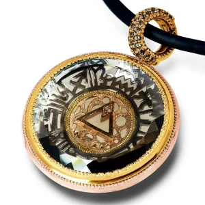 For Men | Pendants*Alex Soldier Gold Talisman Pendant Necklace with Smoky Topaz