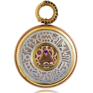 For Men | Pendants*Alex Soldier Gold Talisman Pendant Necklace with Smoky Topaz