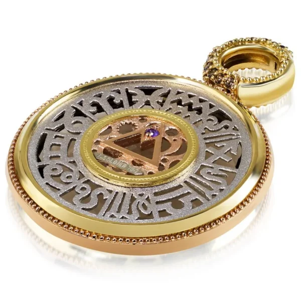 For Men | Pendants*Alex Soldier Gold Talisman Pendant Necklace with Smoky Topaz