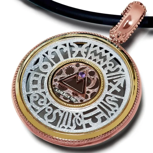 For Men | Pendants*Alex Soldier Gold Talisman Pendant Necklace