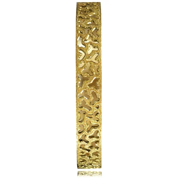 Bangle Bracelets*Alex Soldier Gold Textured Bangle Bracelet