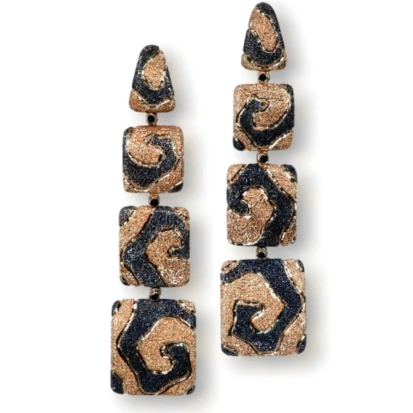 Stud Earrings*Alex Soldier Gold Volna Earrings