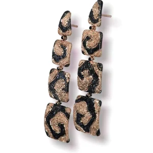 Stud Earrings*Alex Soldier Gold Volna Earrings