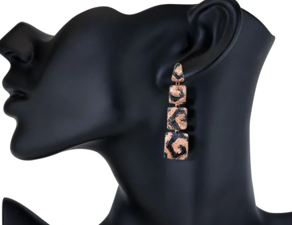 Stud Earrings*Alex Soldier Gold Volna Earrings