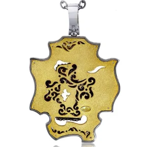 For Men | Pendants*Alex Soldier Grand Cross Pendant/Necklace with Rubies