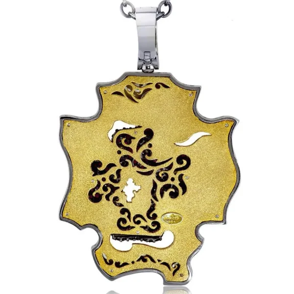 For Men | Pendants*Alex Soldier Grand Cross Pendant/Necklace with Rubies