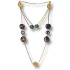Pearl Necklaces*Alex Soldier 14 Karat Yellow Gold Moneta Necklace with Coin Pearl