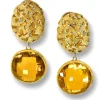 Stud Earrings*Alex Soldier 14 Karat Yellow Gold Moneta Earrings