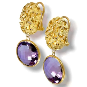 Stud Earrings*Alex Soldier 14 Karat Yellow Gold Moneta Earrings