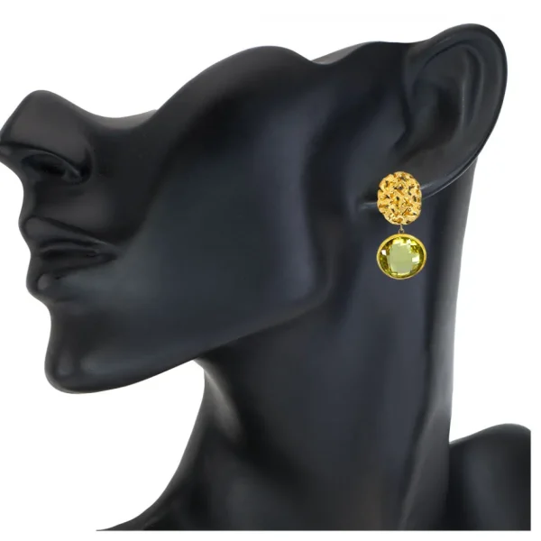 Stud Earrings*Alex Soldier 14 Karat Yellow Gold Moneta Earrings