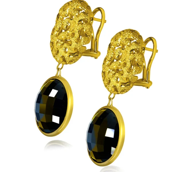 Stud Earrings*Alex Soldier 14 Karat Yellow Gold Moneta Earrings