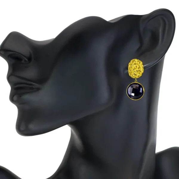 Stud Earrings*Alex Soldier 14 Karat Yellow Gold Moneta Earrings