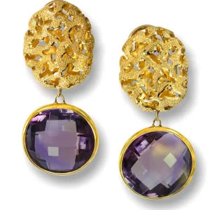 Stud Earrings*Alex Soldier 14 Karat Yellow Gold Moneta Earrings