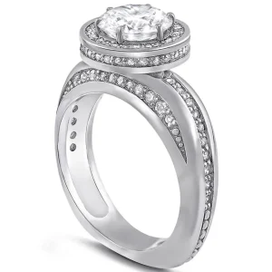 Halo | Gold Rings*Alex Soldier Modern Sensuality Diamond Halo Hope Engagement Ring