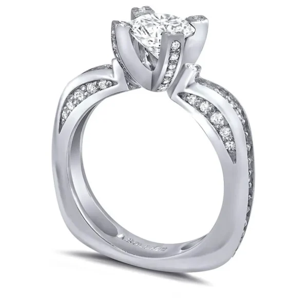Bold & Vintage Inspired*Alex Soldier Modern Sensuality Diamond Crown Unity Engagement Ring