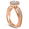 Halo | Gold Rings*Alex Soldier Modern Sensuality Diamond Halo Grace Engagement Ring