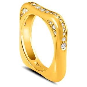 Modern & Elegant | Modern & Elegant*Alex Soldier Modern Sensuality Diamond Crescent Jewel Wedding Band