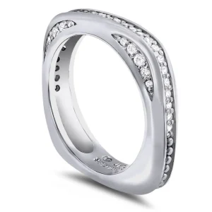 Modern & Elegant | Modern & Elegant*Alex Soldier Modern Sensuality Diamond Crescent Unity Wedding Band