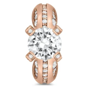 Bold & Vintage Inspired | Gold Rings*Alex Soldier Modern Sensuality Diamond Crown Grace Engagement Ring