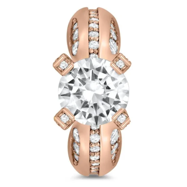 Bold & Vintage Inspired | Gold Rings*Alex Soldier Modern Sensuality Diamond Crown Grace Engagement Ring