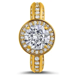 Halo | Gold Rings*Alex Soldier Modern Sensuality Diamond Halo Unity Engagement Ring