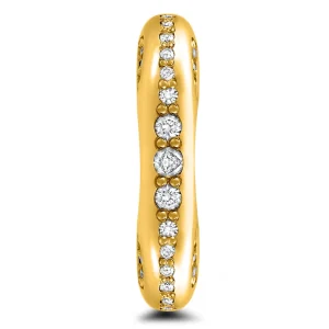 Modern & Elegant | Modern & Elegant*Alex Soldier Modern Sensuality Diamond Crescent Jewel Wedding Band