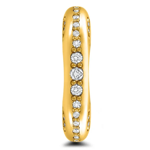 Modern & Elegant | Modern & Elegant*Alex Soldier Modern Sensuality Diamond Crescent Jewel Wedding Band